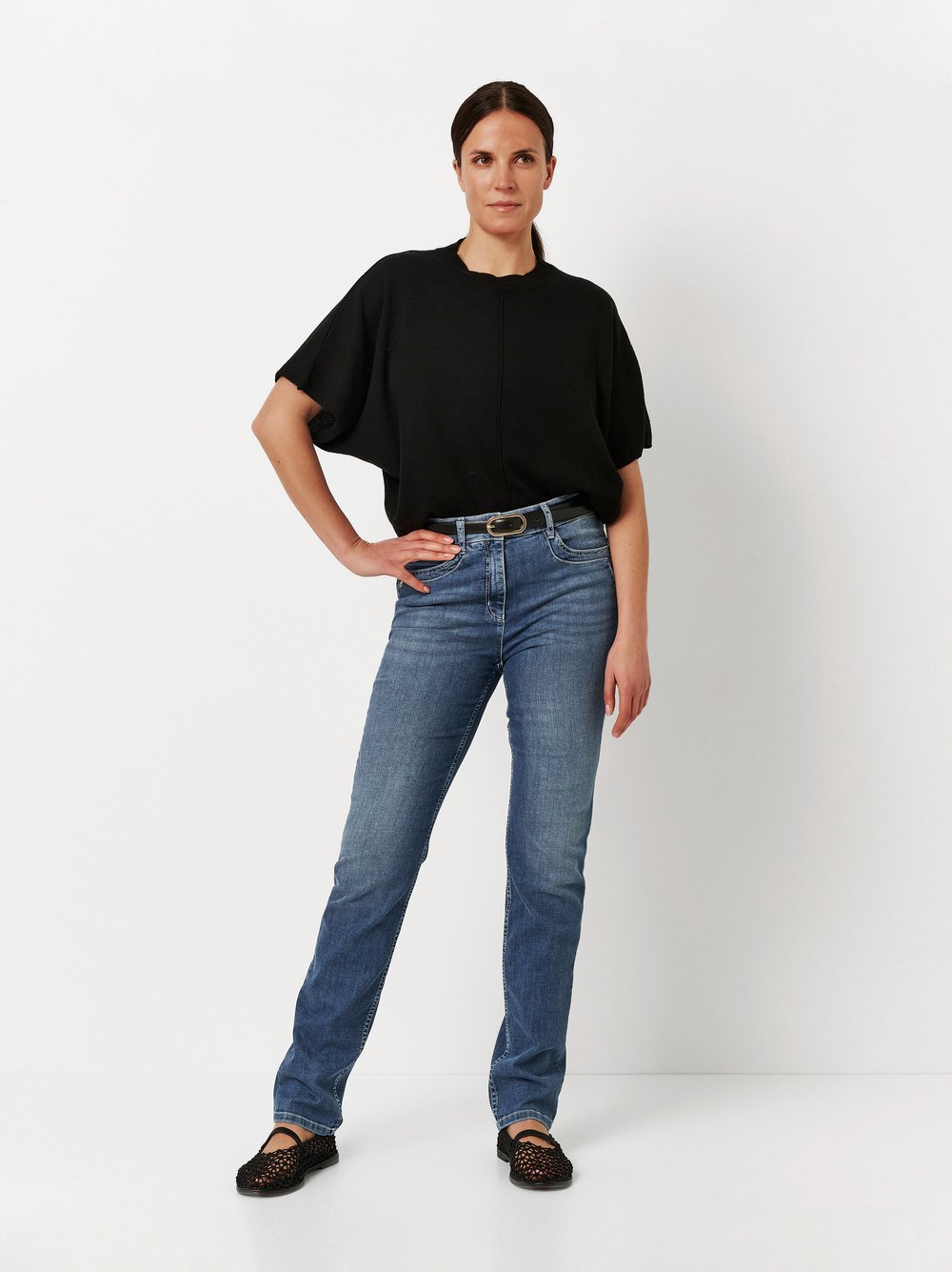 High Waist Jeans | Style »be loved« mid blue