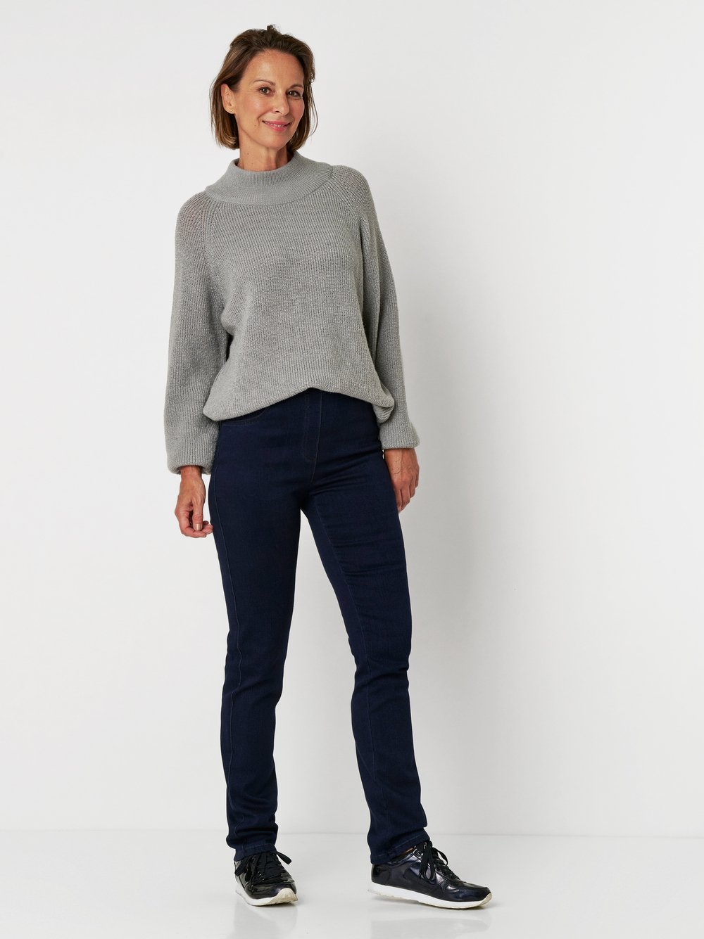 Schlanke Thermojeans | Style »Alice« dark blue