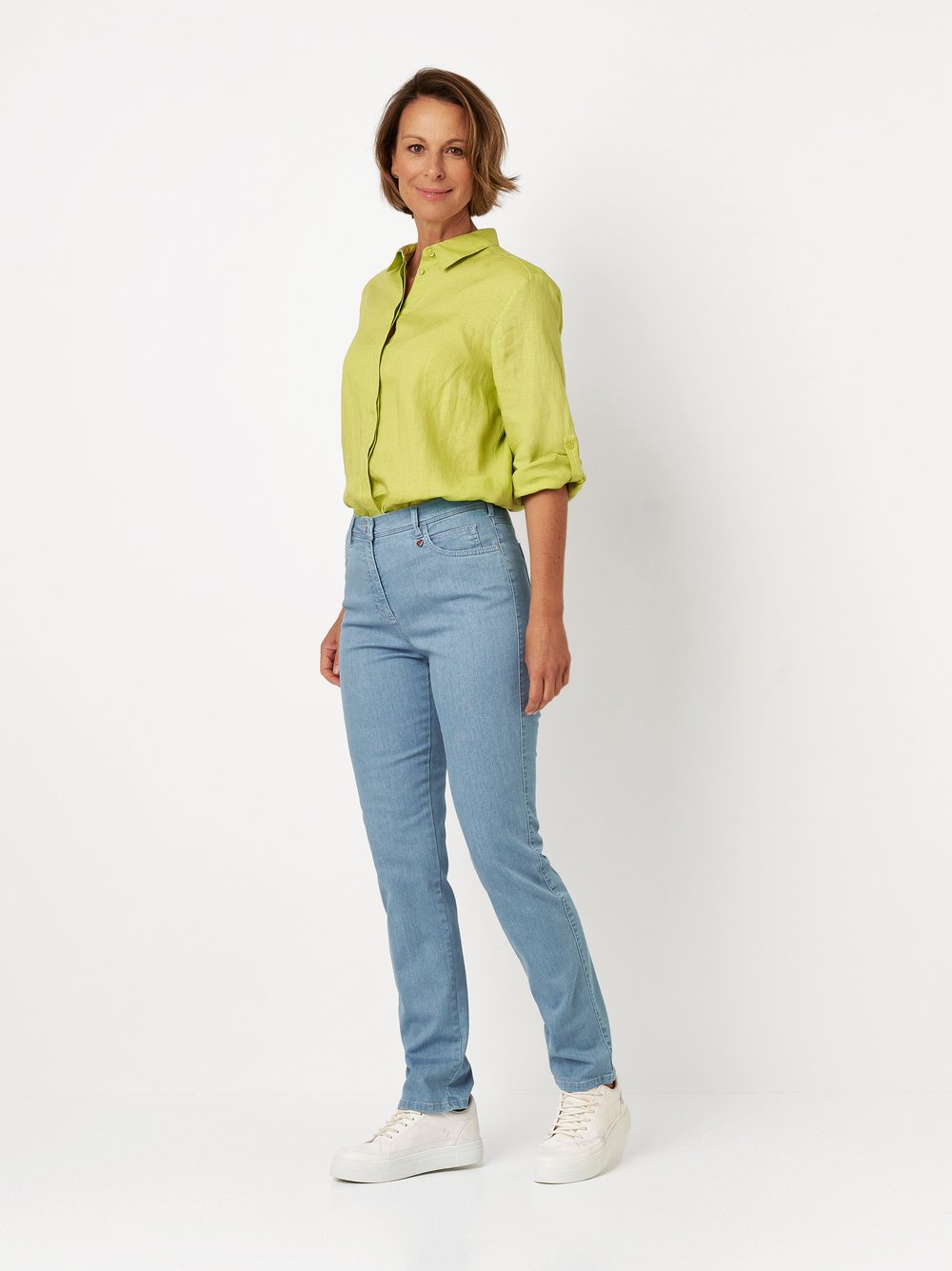 Leichte Slim-Fit Jeans | Style »Meine beste Freundin« light blue