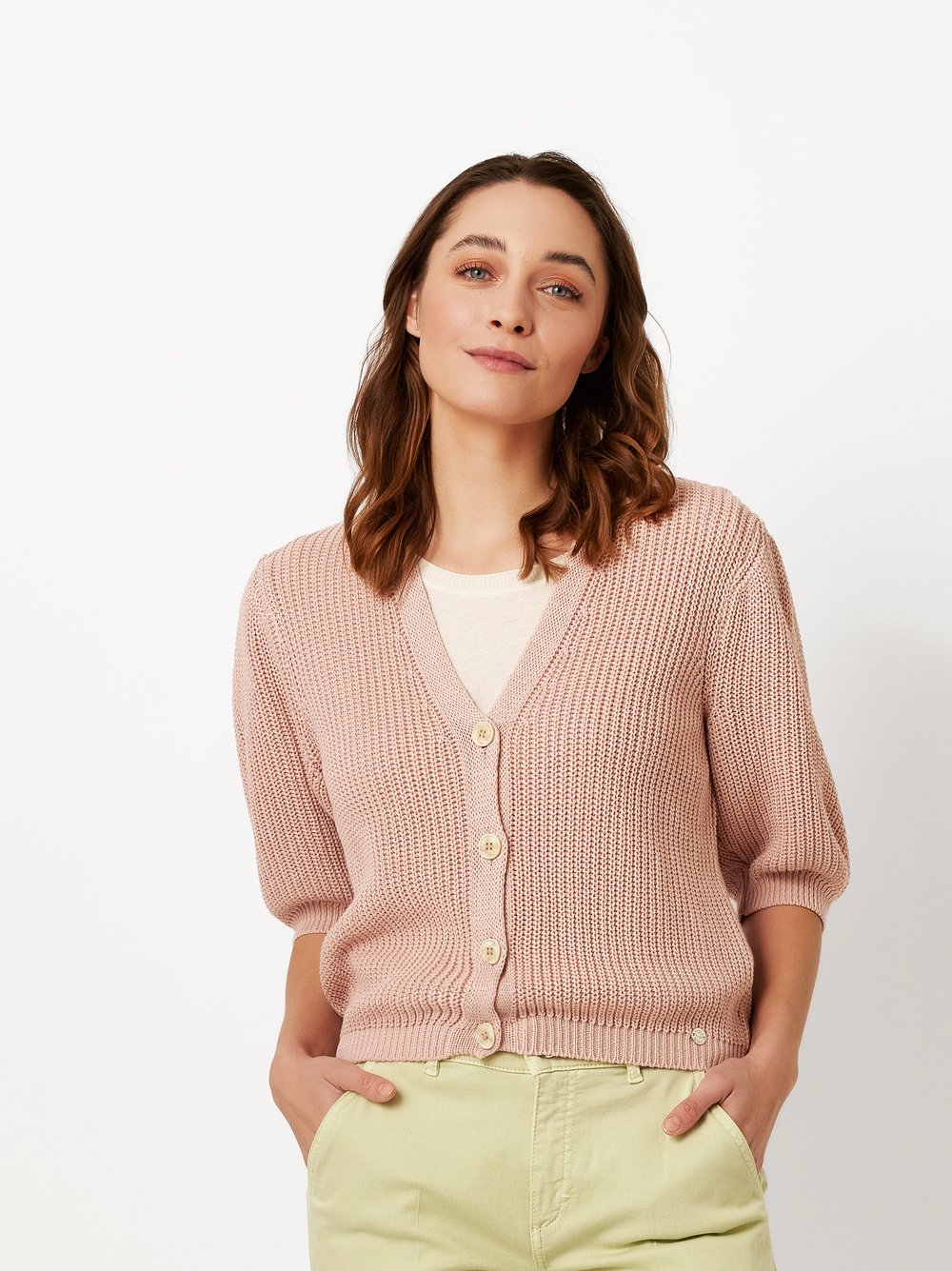 Kurzer Cardigan | Style »Ilona« rose