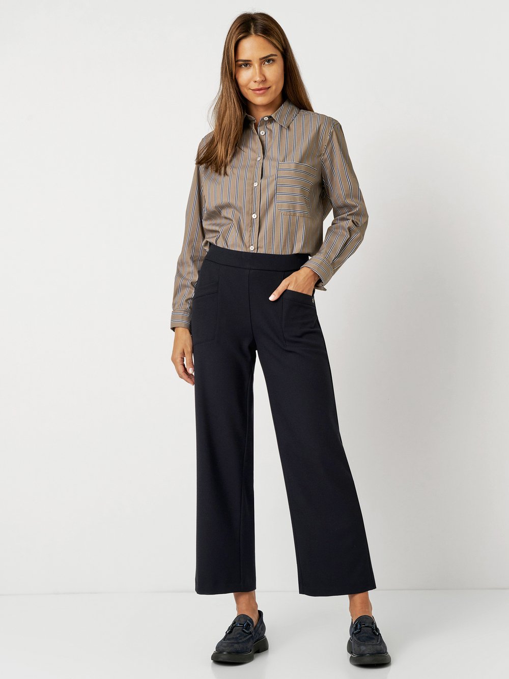 Culotte aus Gabardine | Style »Sue« dark blue