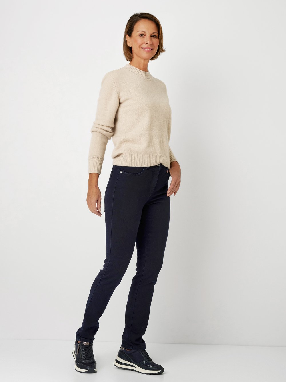 Schmale Thermojeans | Style »Meine beste Freundin« dark blue