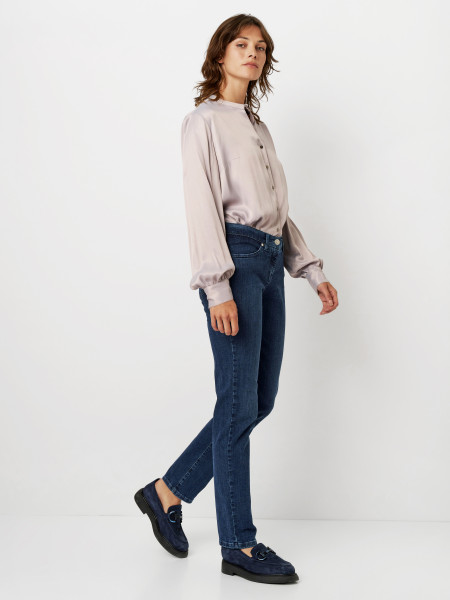 TONI Fashion Style »Perfect Shape« mid blue used Jeans mit Shapingeffekt